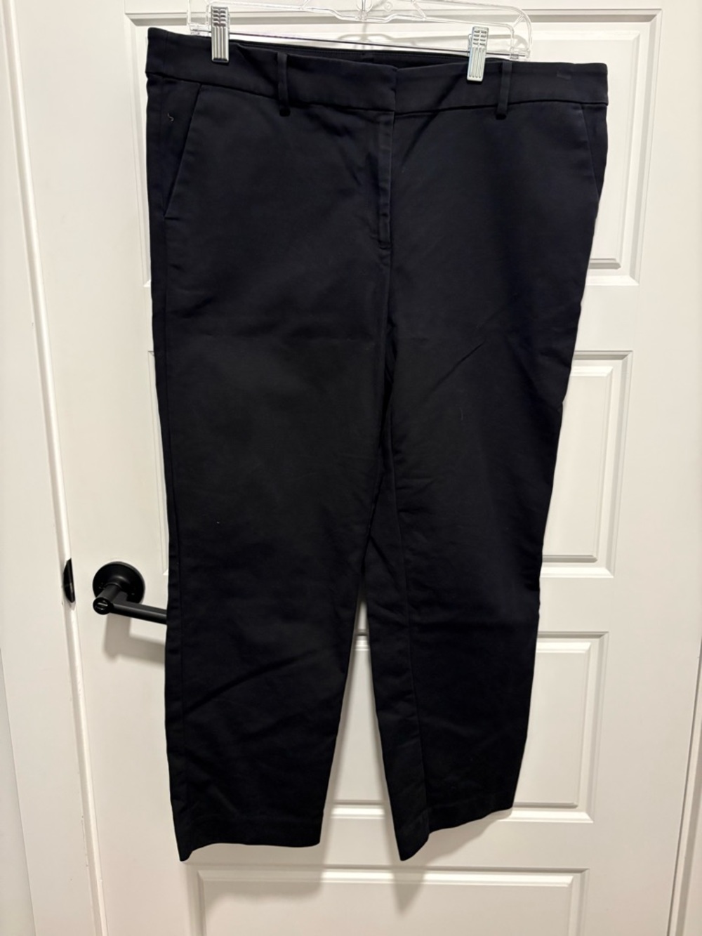 LOFT Black Ankle Cropped Pants